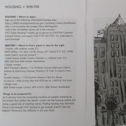 Housing and Shelter